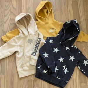 Bundle of 3 Cotton On Kids Toddler Hoodies Size 2